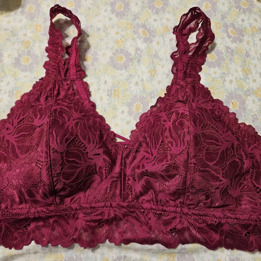 Maurices plum color bralette size large